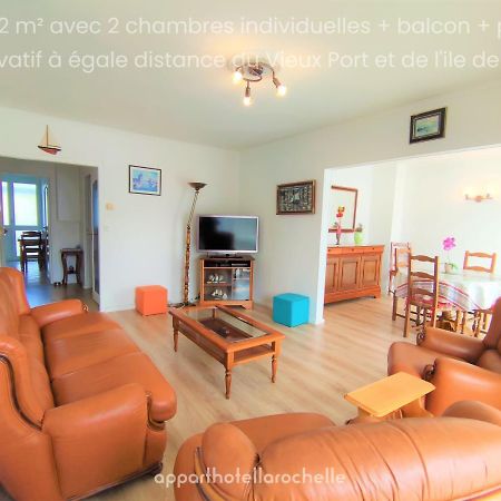 Appartement T3 Lumineux Et Tout Confort De 72 M2 Avec Parking Privatif La Rochelle  Kültér fotó